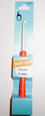 Pony Haaknaalden Easygrip 14cm x 4mm